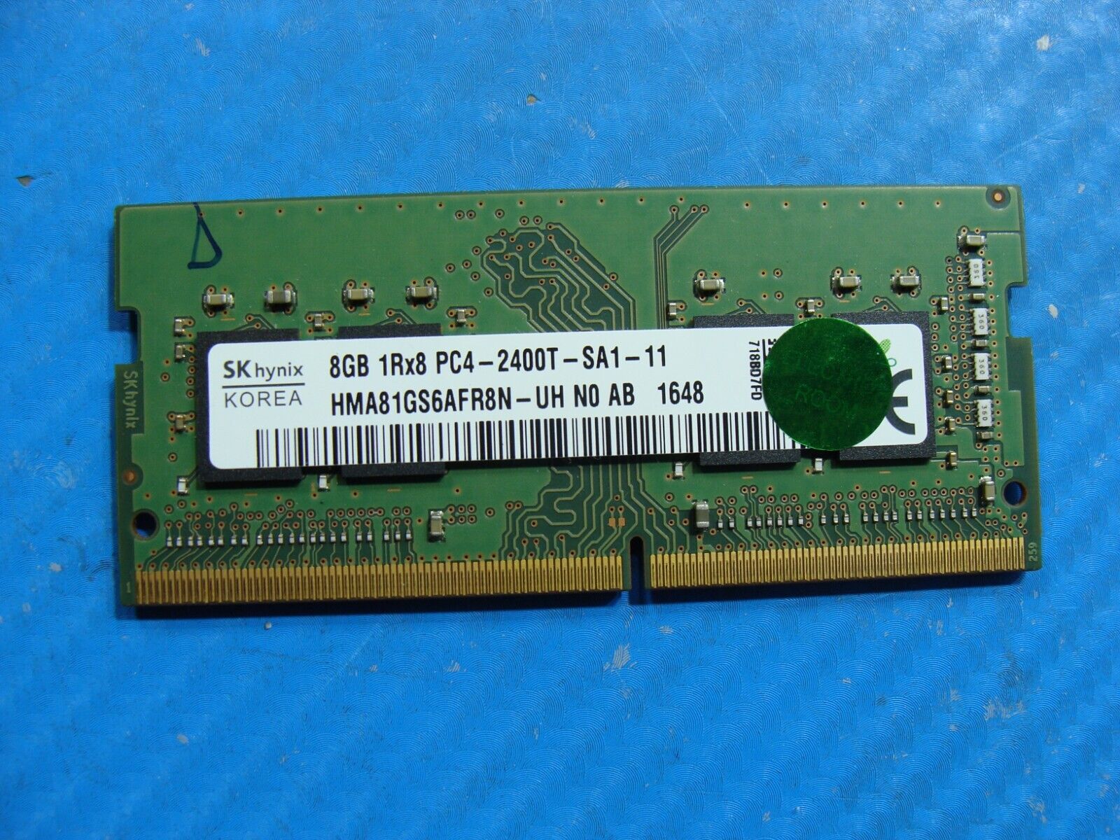 Dell 5480 SK Hynix 8GB 1Rx8 PC4-2400T Memory RAM SO-DIMM HMA81GS6AFR8N-UH