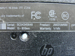 HP 15.6" 15-f010wm Genuine Laptop Bottom Case Black 33U00TP003 HP