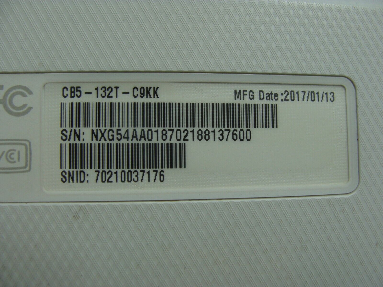 Acer Chromebook 11.6 CB5-132T-C9KK Genuine Laptop Bottom Case EAZHR00301A