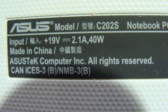 Asus Chromebook C202SA-YS02 11.6 OEM Bottom Base Case w/Speakers 13NX00Y2AP0401