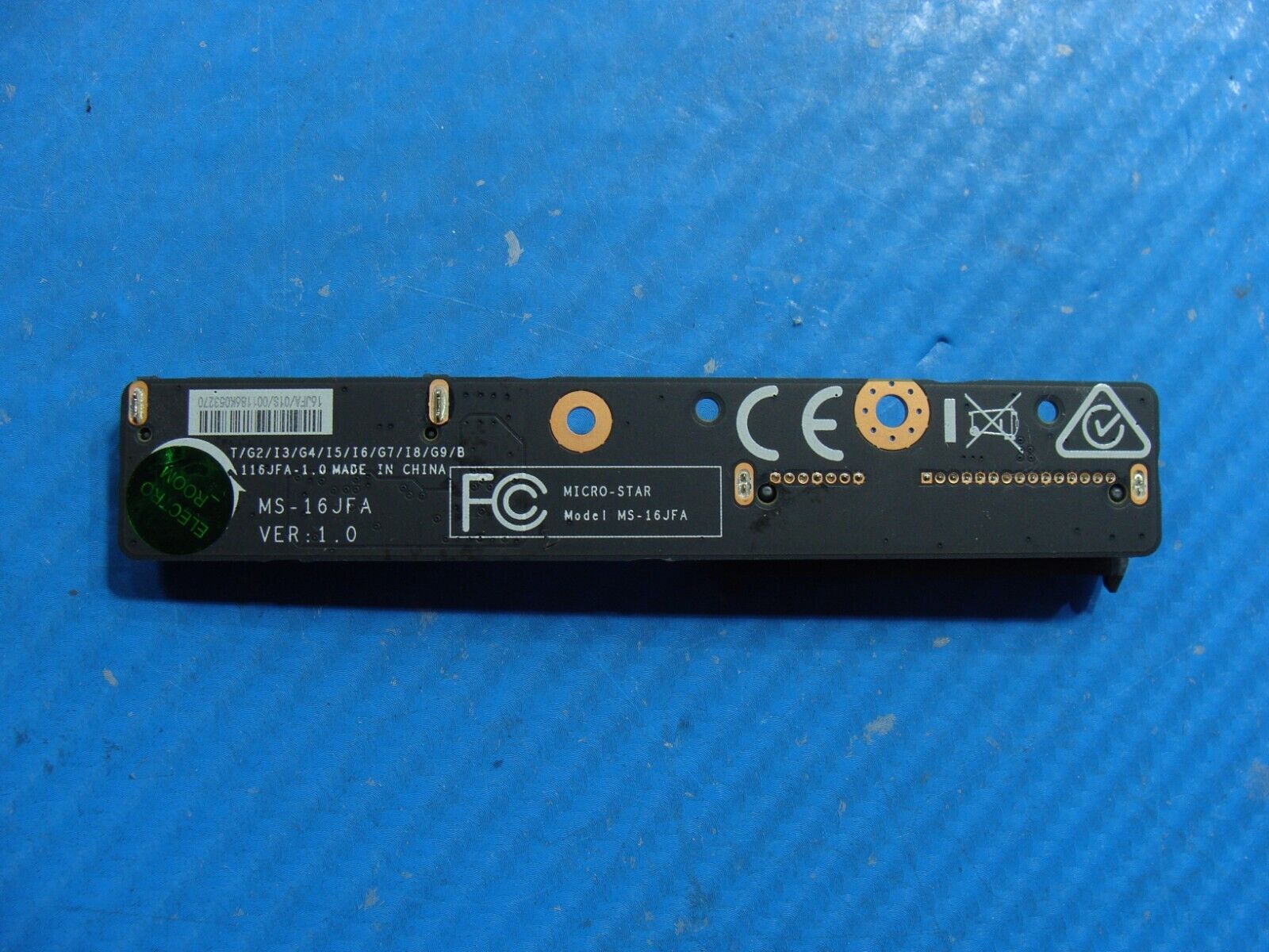 MSI GV62 8RD 15.6 SATA HDD Hard Drive Adapter Connector Board MS-16JFA
