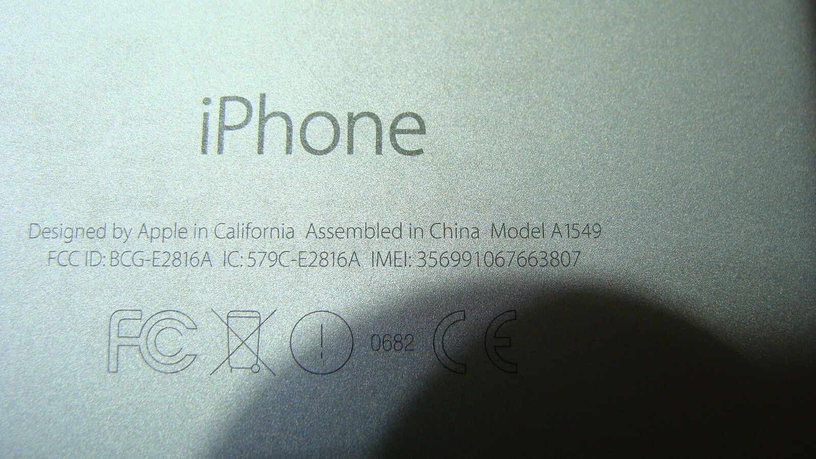 iPhone 6 A1549 MG4X2LL/A Late 2014 4.7