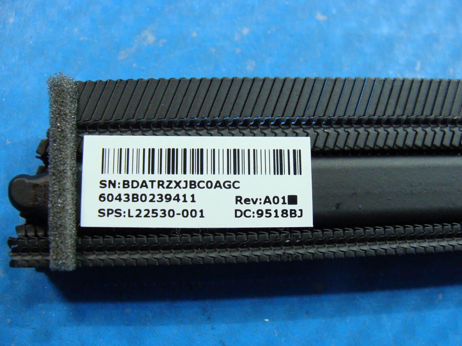 HP 17.3” 17-by0022cy OEM Laptop CPU Cooling Heatsink L22530-001 6043B0239411 - Tested Computer Laptop Parts