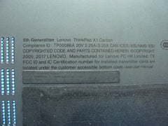 Lenovo ThinkPad X1 Carbon 5th Gen 14" Genuine Bottom Base Case AM12S000400