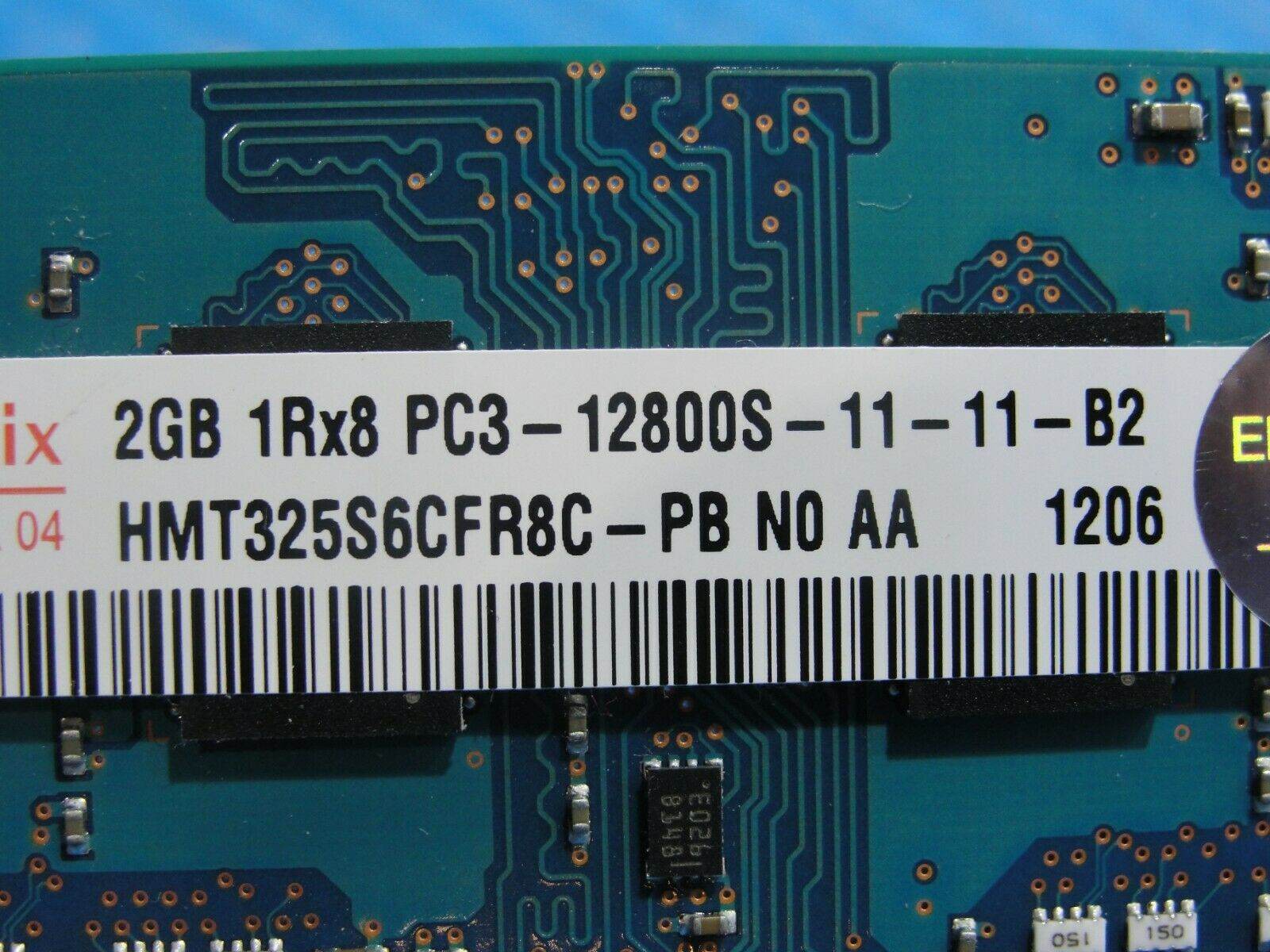MacBook Pro A1278 SK Hynix 2GB PC3-12800S SO-DIMM Memory RAM HMT325S6CFR8C-PB - Tested Computer Laptop Parts