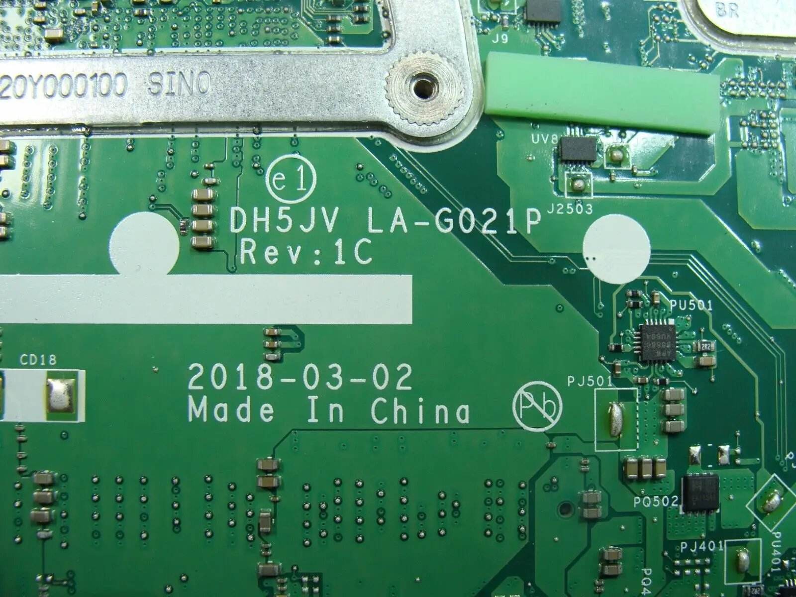 Acer AN515-42-R5ED AMD Ryzen 5 2500U RX560x 4GB Motherboard NB.Q3R11.001 AS IS - Tested Computer Laptop Parts