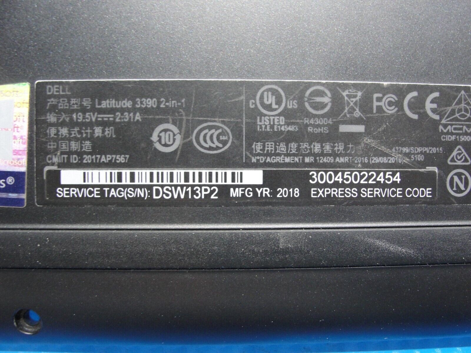 Dell Latitude 3390 2-In-1 13.3