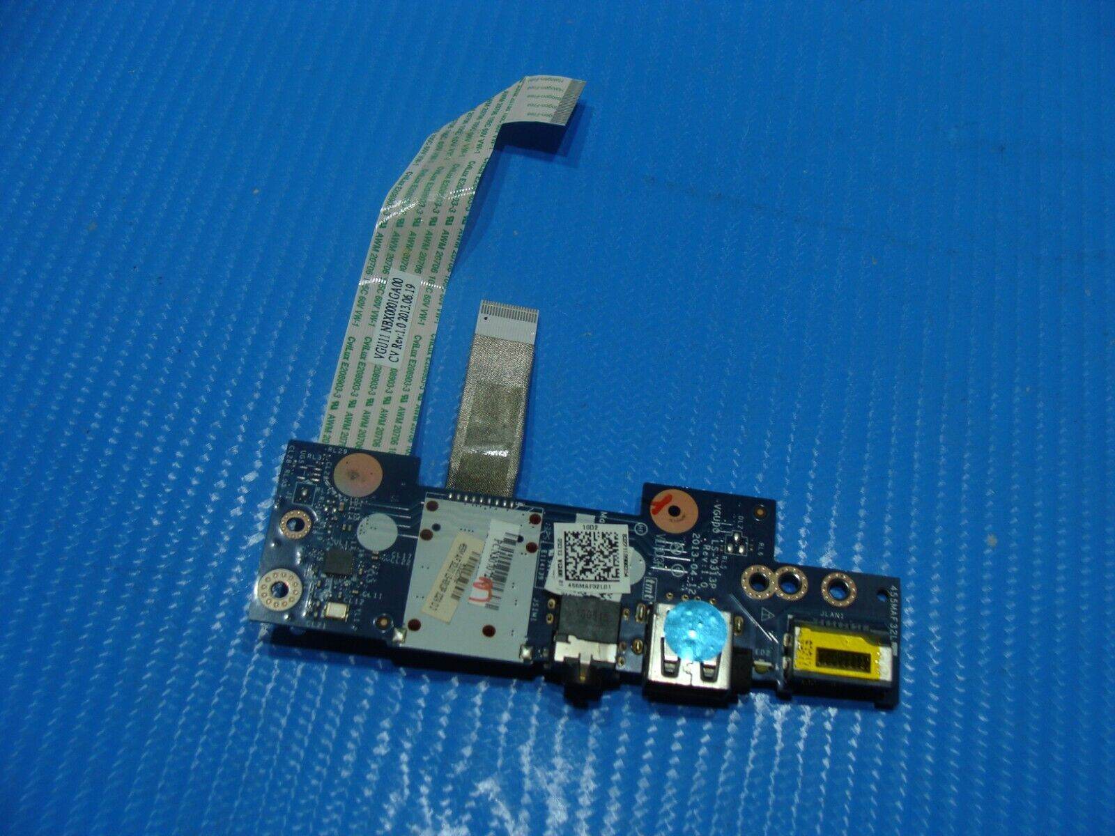 HP Envy Beats 15.6” m6-k015dx Genuine Audio Jack USB Port Board w/Cable LS-9313P - Tested Computer Laptop Parts