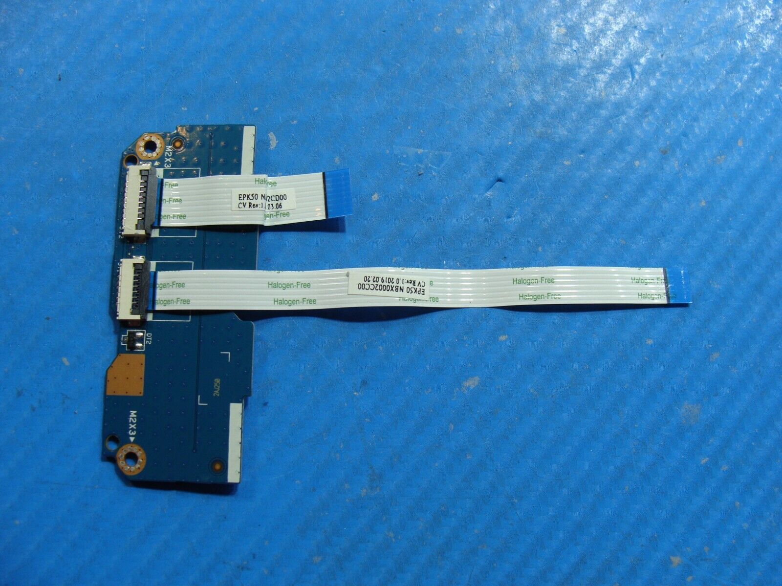 HP 15-da000 15.6 Touchpad Mouse Buttons Board w/Cables LS-G073P