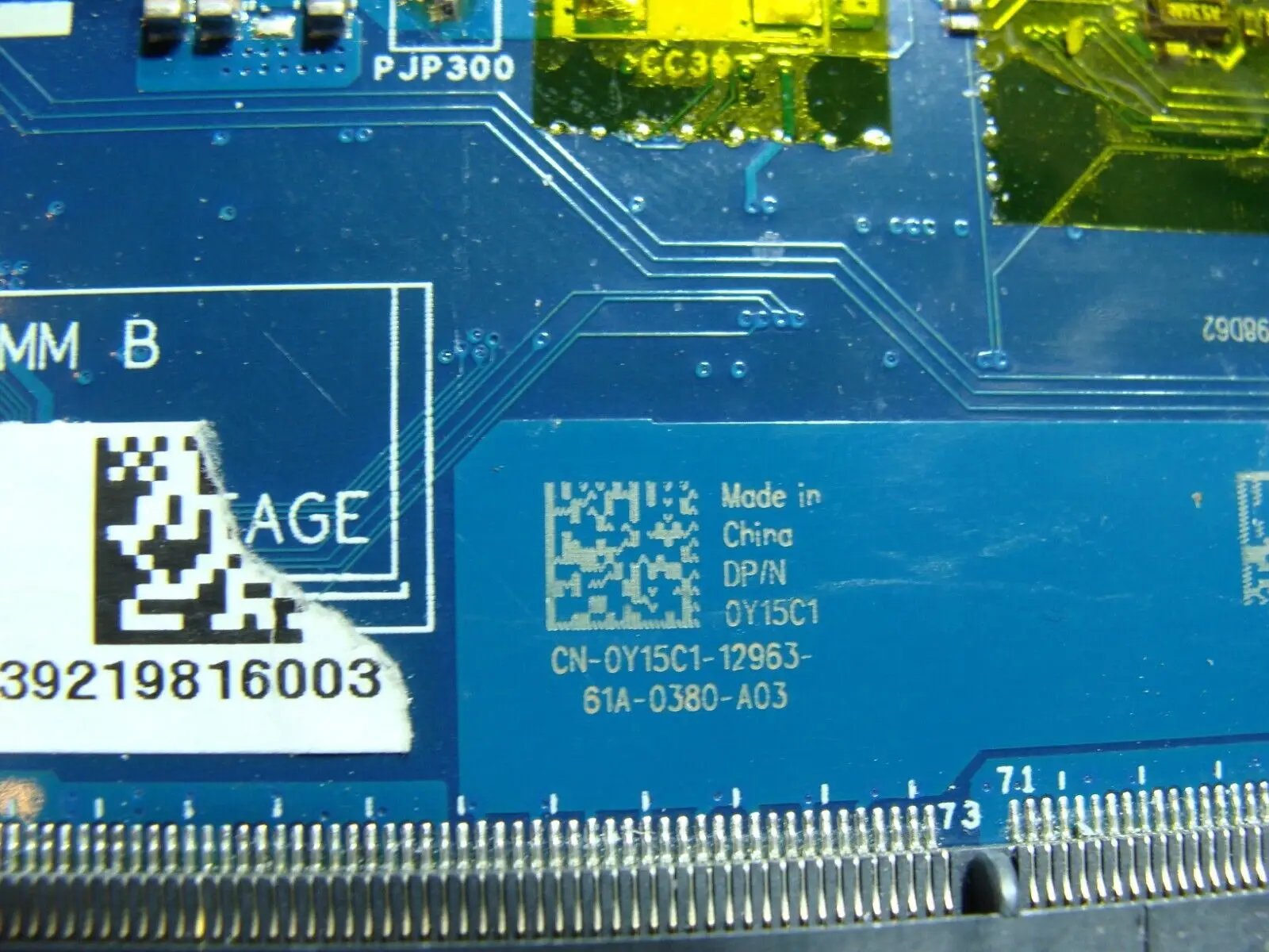 Dell Latitude E7450 14 Intel i7-5600u 2.6Ghz Motherboard LA-A961P Y15C1 AS IS