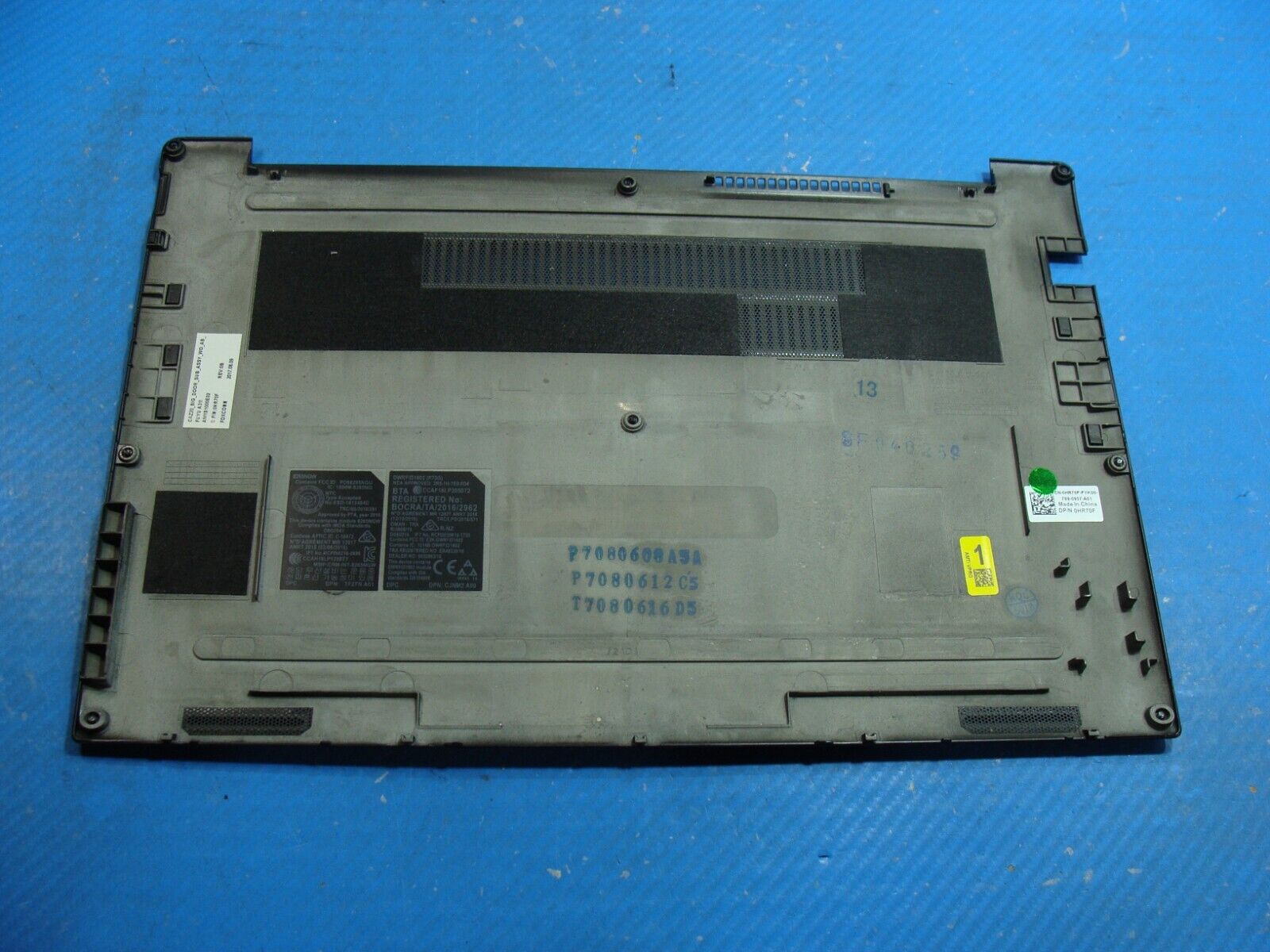 Dell Latitude 7480 14 OEM Bottom Case Base Cover Black HR70F AM1S1000E02 Grd A