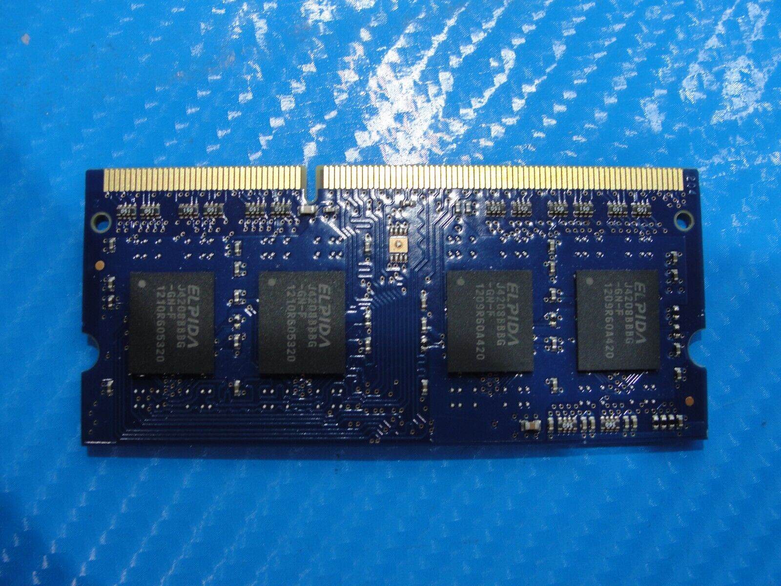 Asus V550CA-DB71T Elpida 4GB PC3-12800S RAM Memory SO-DIMM EBJ40UG8BBU0-GN-F - Tested Computer Laptop Parts