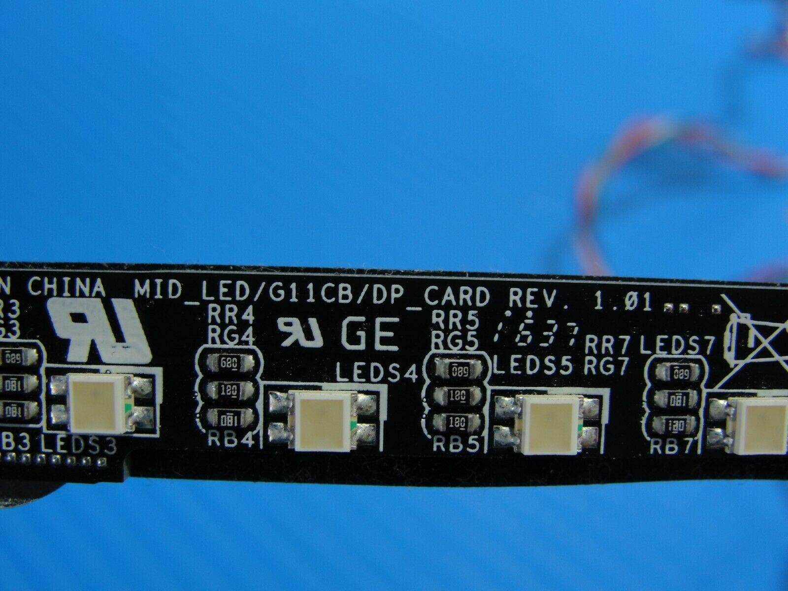 Asus G11CD-EH51-GTX1060 Genuine Desktop LED Board w Cable - Tested Computer Laptop Parts