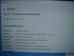 Warranty 01/24  Dell Latitude 5500 15" Laptop i5-8365u @ 1.6GHz 16GB 512GB SSD