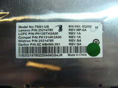 Lenovo 15.6" B50-45 Genuine US Keyboard 25214785 PK1314K2A00 T6G1-US Grade A