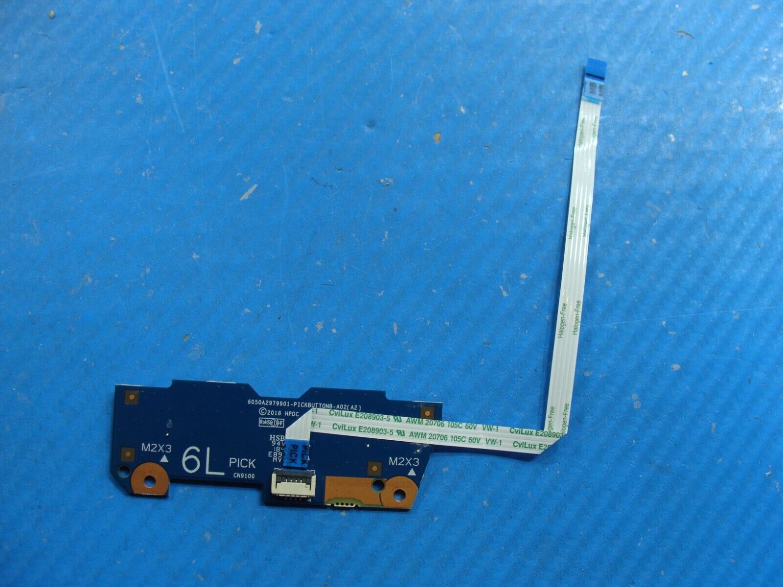 HP 17” 17-by0053cl OEM Laptop TouchPad Mouse Button Board w/Cable 6050A2979901