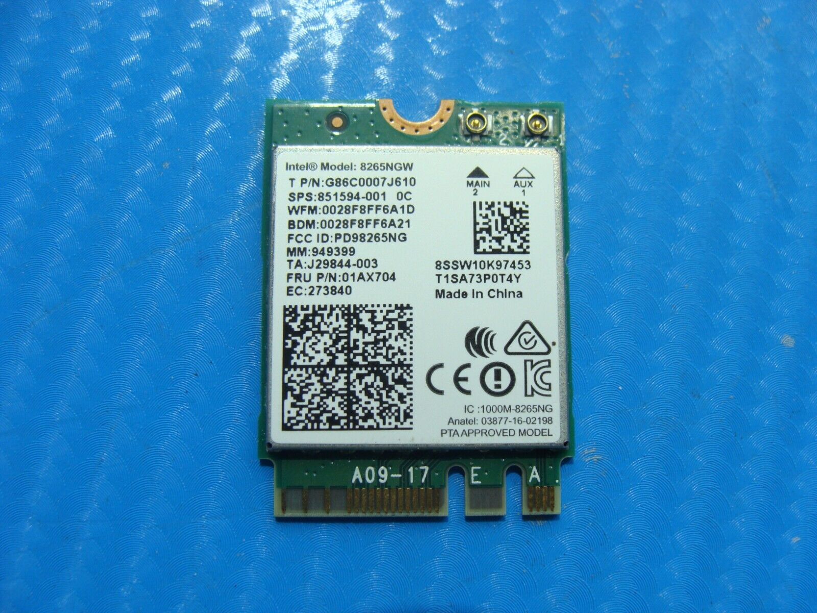 HP Spectre x360 13t-ac000 13.3" Genuine Wireless WiFi Card 8265NGW 851594-001