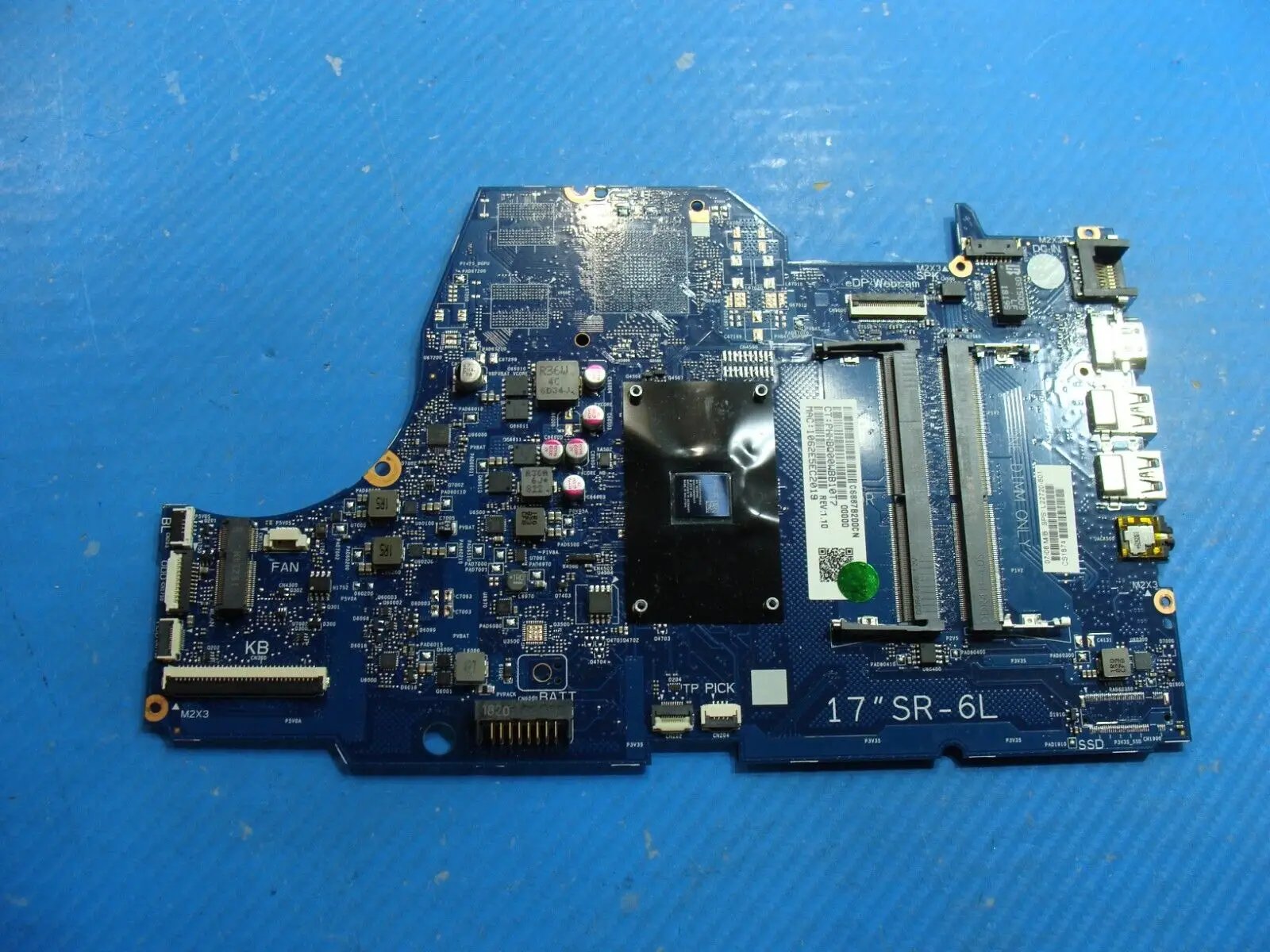 HP 17-cn0003dx OEM AMD A9-9425 3.1GHz Motherboard 6050A2985501 L22720-601 AS IS