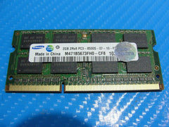 Toshiba L645D-S4056 Laptop Samsung 2GB Memory PC3-8500S-07-10-F2 M471B5673FH0-CF - Tested Computer Laptop Parts