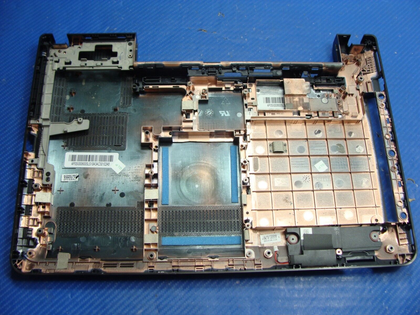 Lenovo ThinkPad Edge 14 E431 OEM Bottom Case w/Cover Door & Speaker AP0SI000600