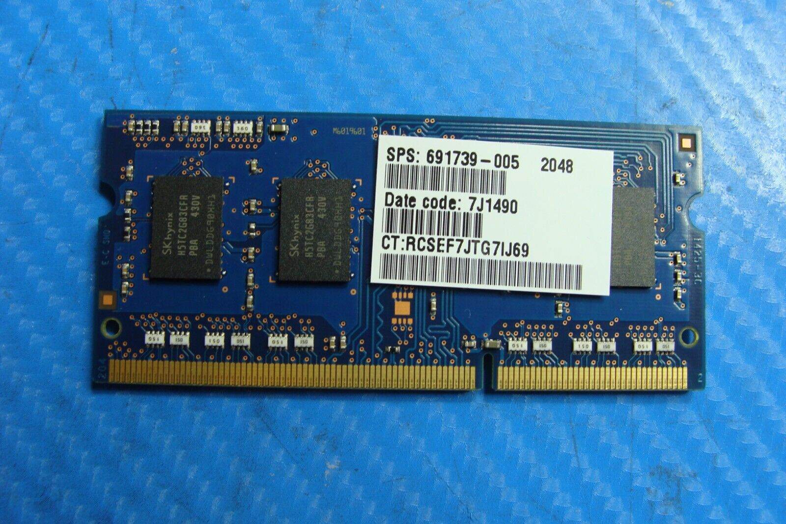 HP 15-r053cl SKhynix SO-DIMM Memory RAM 2Gb pc3l-12800s hmt325s6cfr8a-pb - Tested Computer Laptop Parts