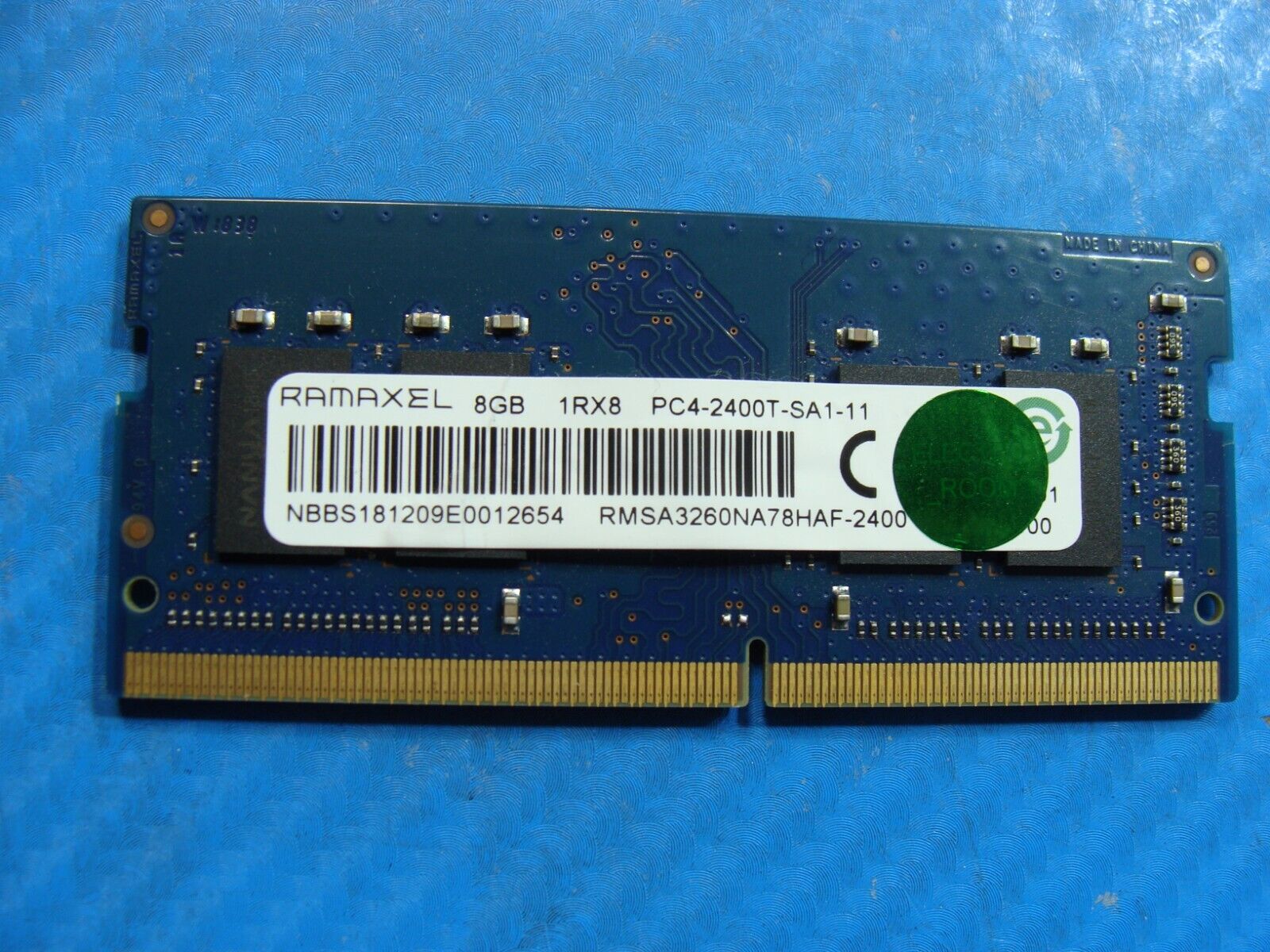 HP 800 G3 RAMAXEL 8GB 1Rx8 PC4-2400T RAM Memory RMSA3260MB78HAF-2400
