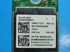 HP Notebook 15-ba018wm 15.6" Genuine Wireless WiFi Card RTL8188EE 843335-001 HP