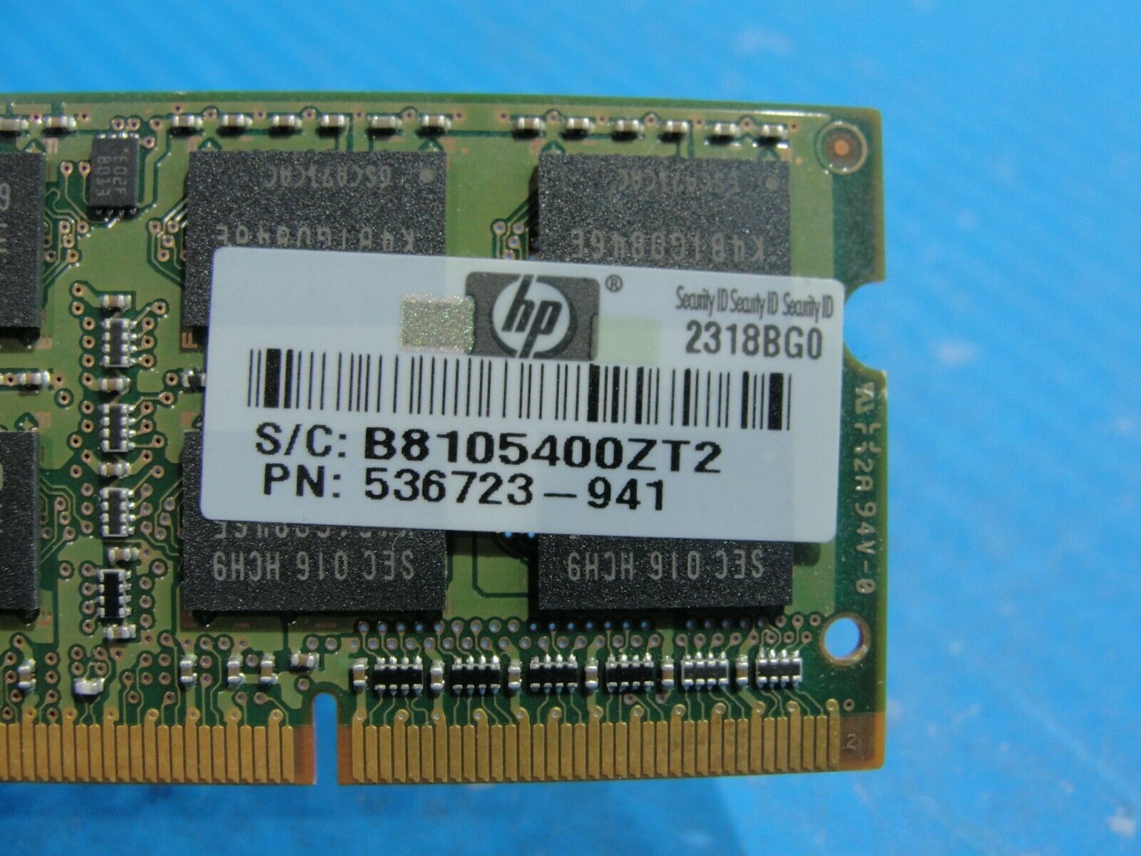 HP 8440p Samsung 2GB SO-DIMM Memory RAM PC3-10600S-09-10 M471B5673EH1-CH9 - Laptop Parts - Buy Authentic Computer Parts - Top Seller Ebay