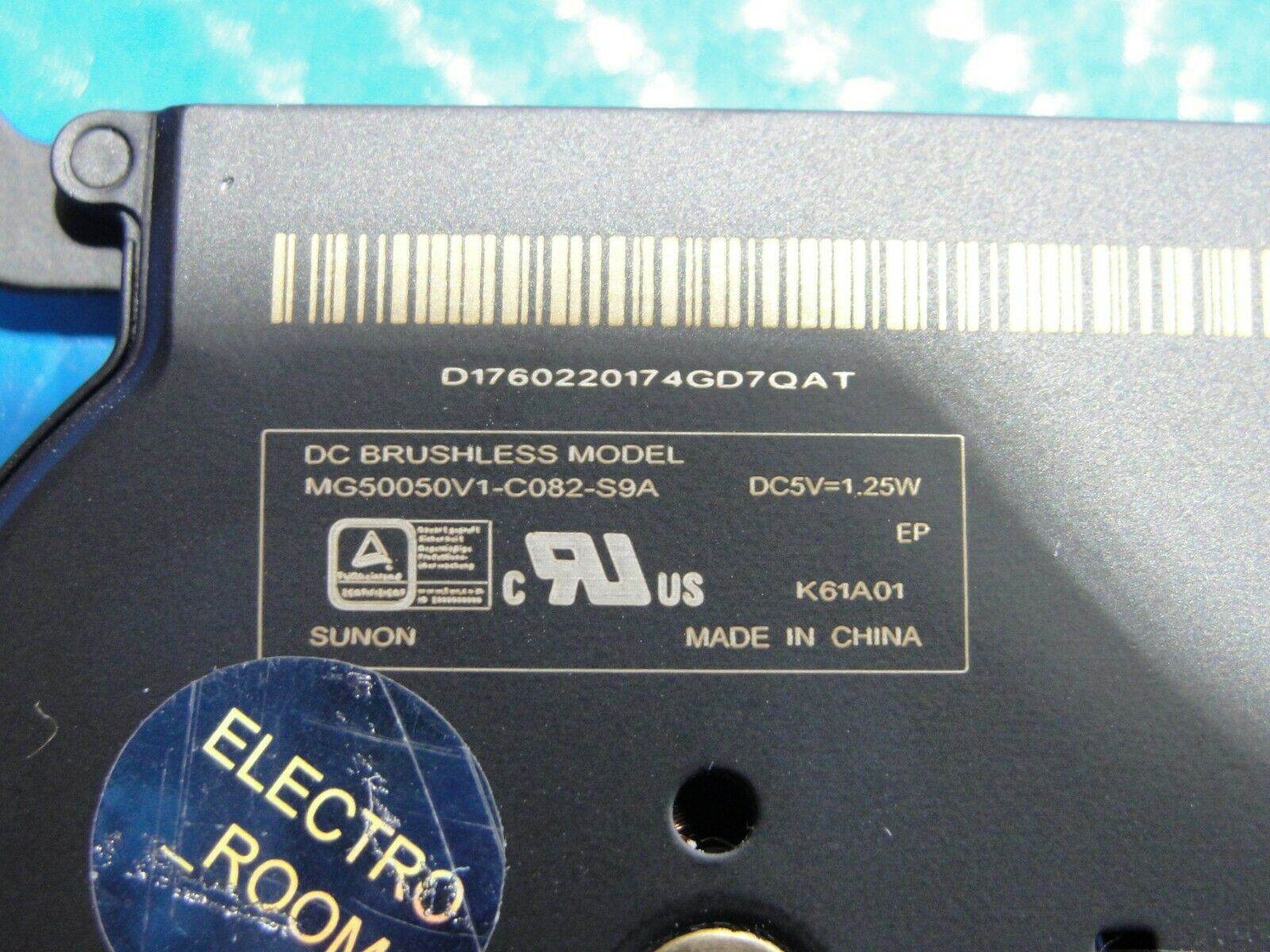 MacBook Air A1466 Early 2015 MJVE2LL/A Genuine Cooling Fan 923-00507 - Tested Computer Laptop Parts