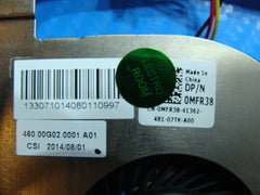 Dell Inspiron 15.6" 3542 Genuine CPU Cooling Fan w/Heatsink MFR38 460.00G02.0001