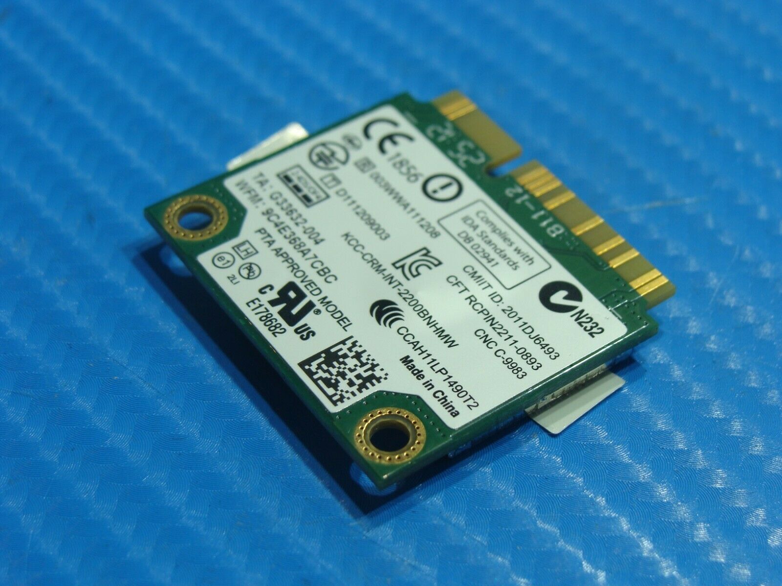 Lenovo IdeaPad Y580 20132 15.6" Genuine Wireless WiFi Card 2200BNHMW 60Y3295 Lenovo