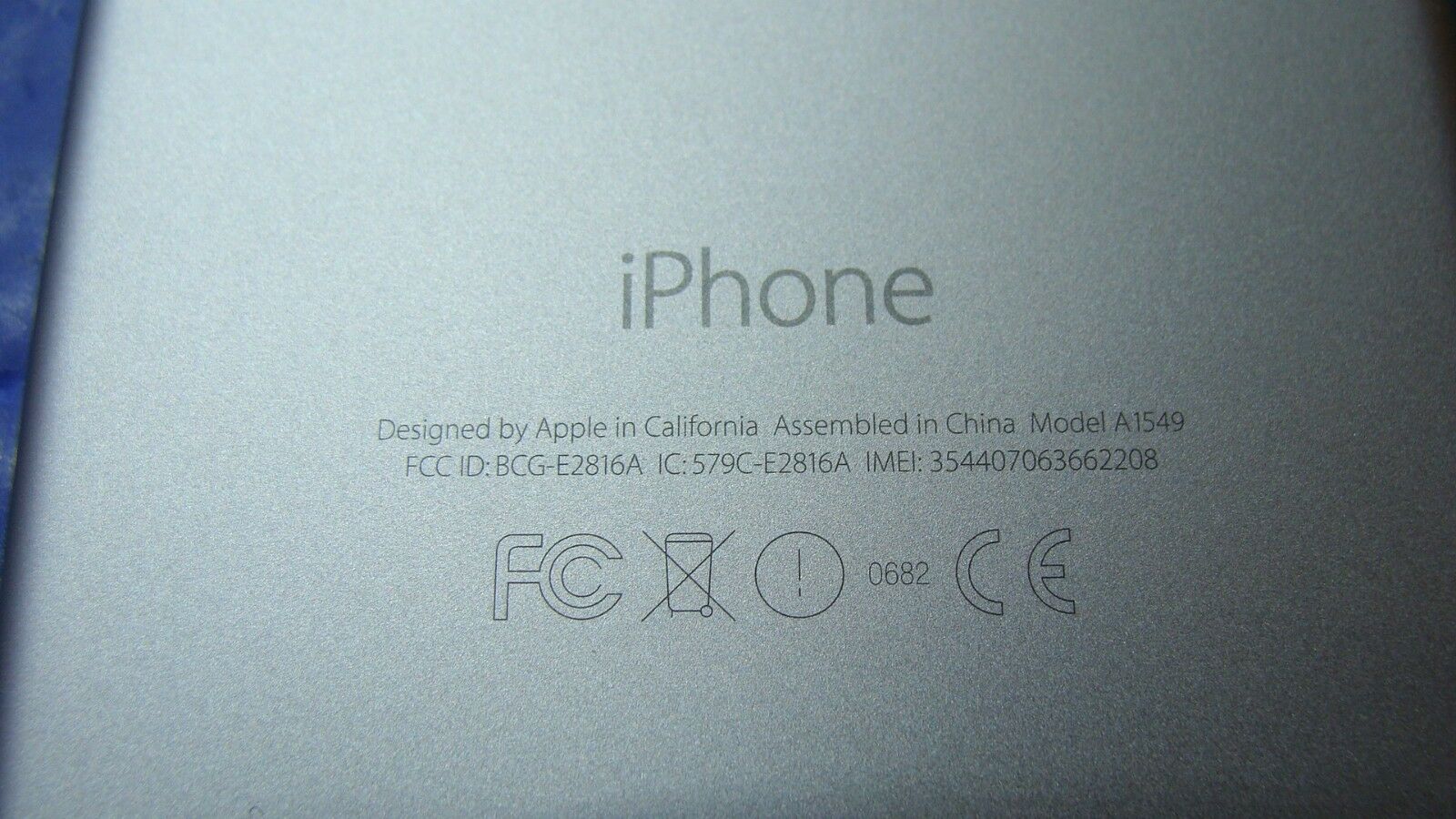 iPhone 6 Verizon A1549 4.7