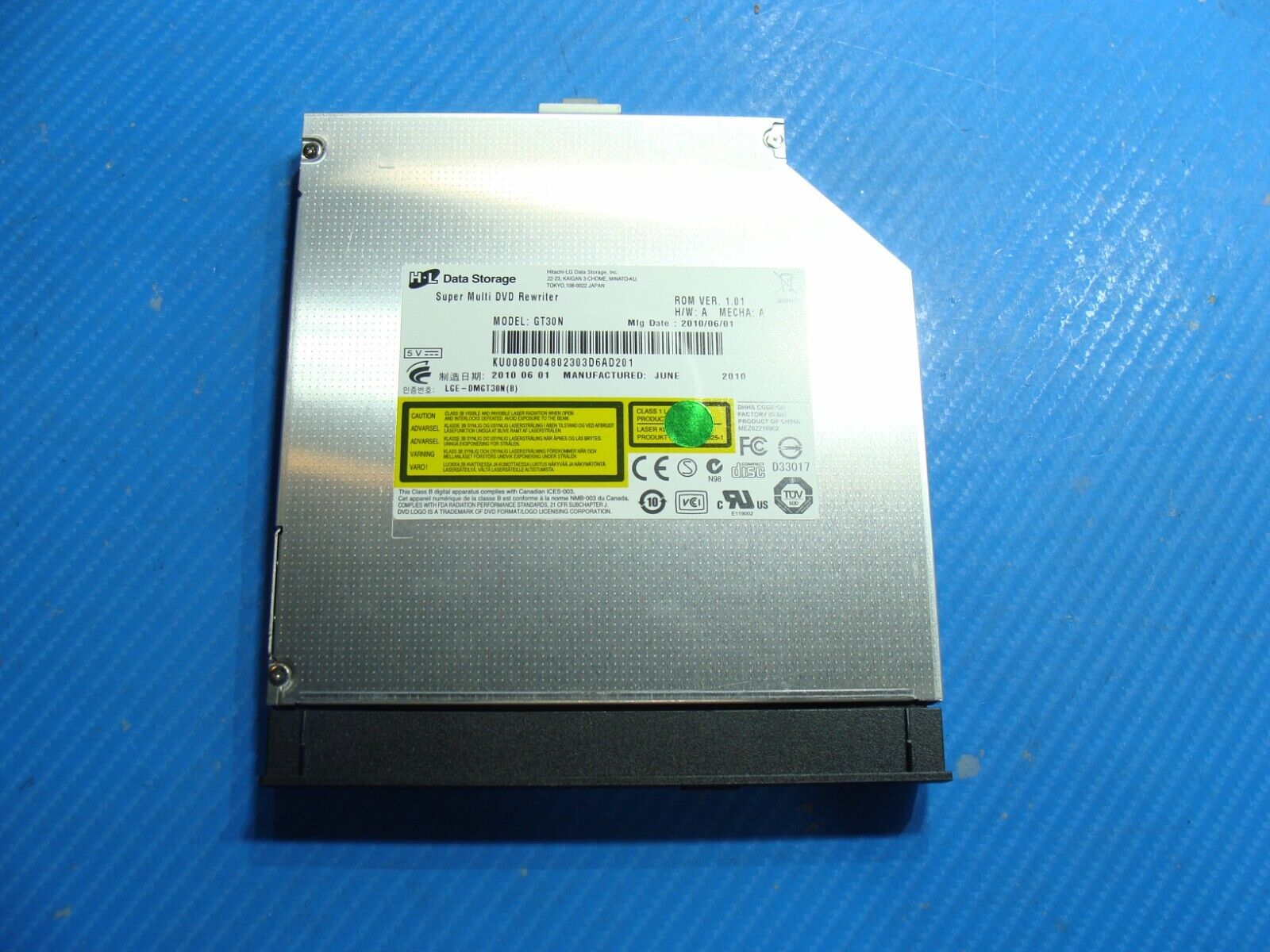 Acer Aspire 15.6” 5741-3541 Genuine Laptop Super Multi DVD-RW Burner Drive GT30N