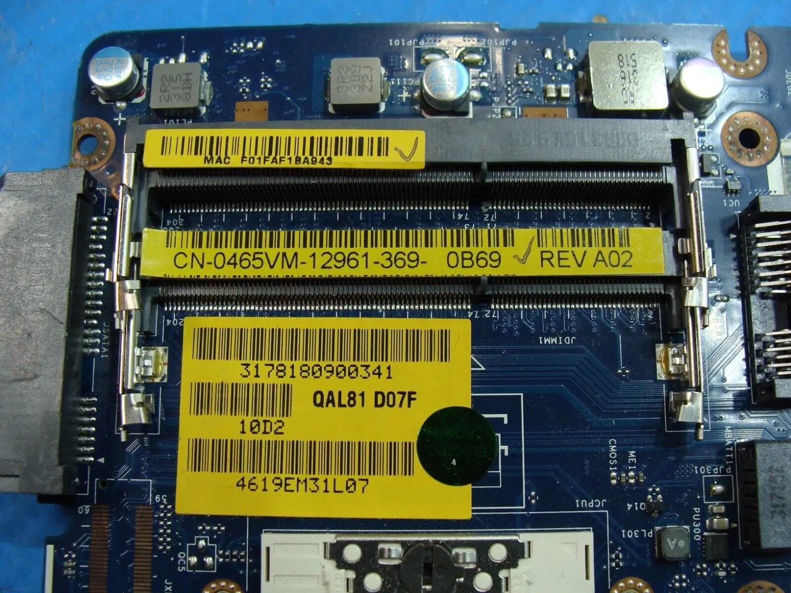 Dell Latitude 14” E6430 OEM Laptop Intel Socket Motherboard 465VM N13M-NS1-A1