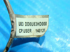 HP Notebook 15-f009wm 15.6" HDD Hard Drive Caddy w/Connector Screws DD0U83HD000 