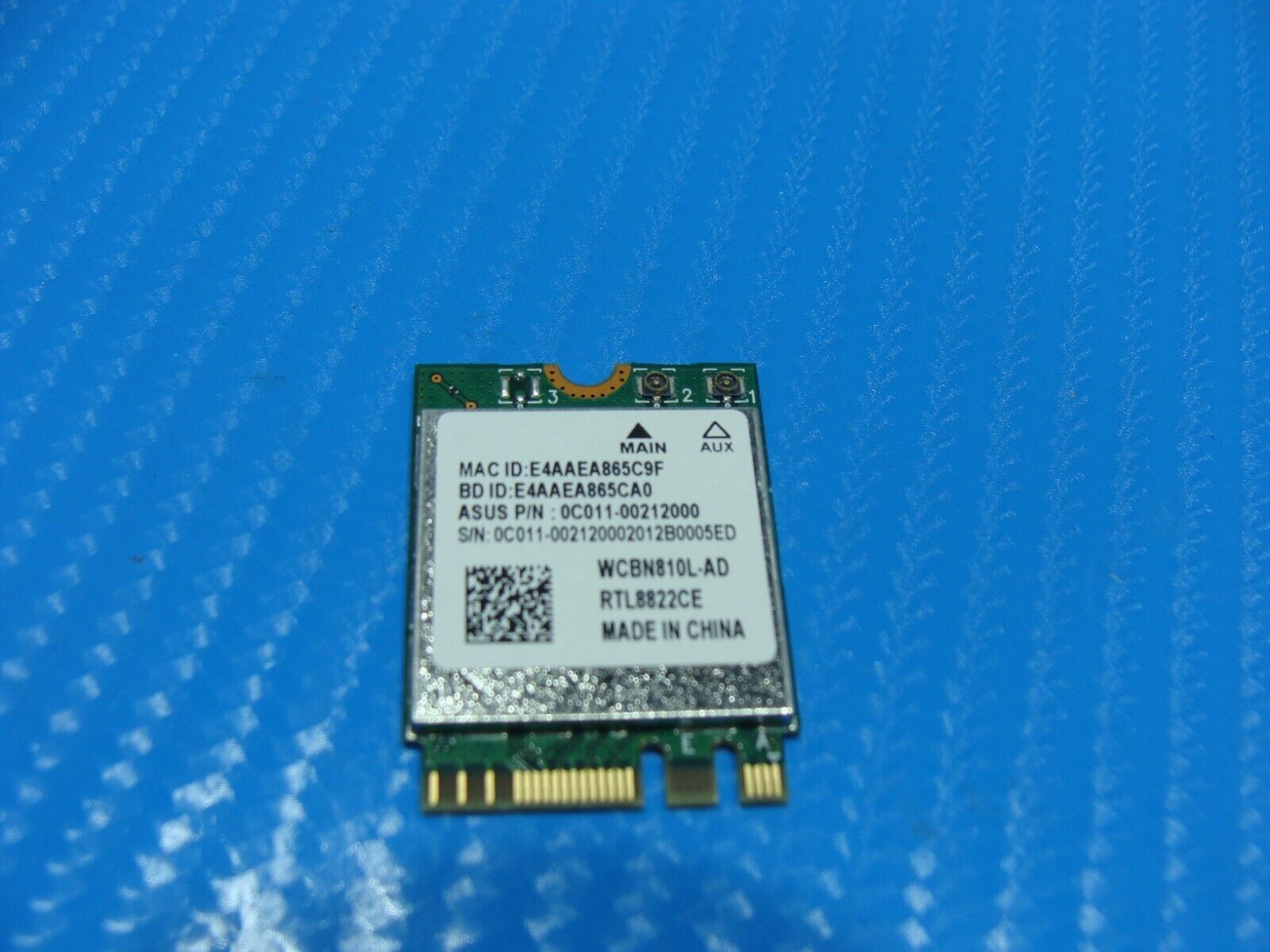 Asus VivoBook 14” F412D OEM Laptop Wireless WiFi Card 0C011-00212000 RTL8822CE