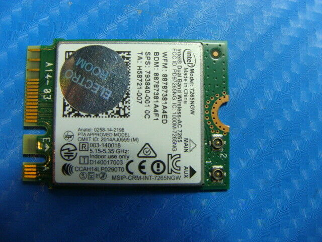 HP Envy x360 13.3" 13t-y000 OEM Wireless WiFi Card 7265NGW 793840-001 - Laptop Parts - Buy Authentic Computer Parts - Top Seller Ebay