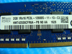 Dell 3558 SK hynix 2GB 1Rx16 SO-DIMM Memory RAM PC3L-12800S HMT425S6CFR6A-PB - Tested Computer Laptop Parts