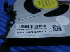 HP ProBook 15.6" 450 G3 Genuine Laptop CPU Cooling Fan 837535-001 47X63TP103 HP