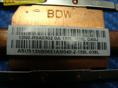 Asus F555LA-AB31 15.6" Genuine CPU Cooling Fan w/ Heatsink 13N0-R9A0302 ER* - Laptop Parts - Buy Authentic Computer Parts - Top Seller Ebay