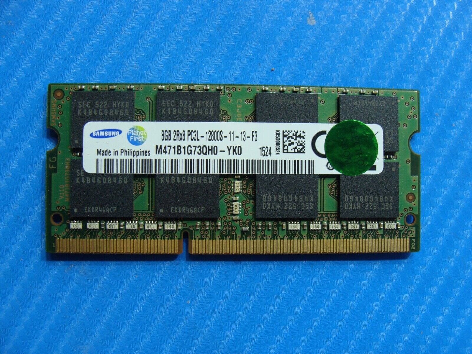 Dell E7450 So-Dimm Samsung 8GB 2Rx8 Memory RAM PC3L-12800S M471B1G73QH0-YK0