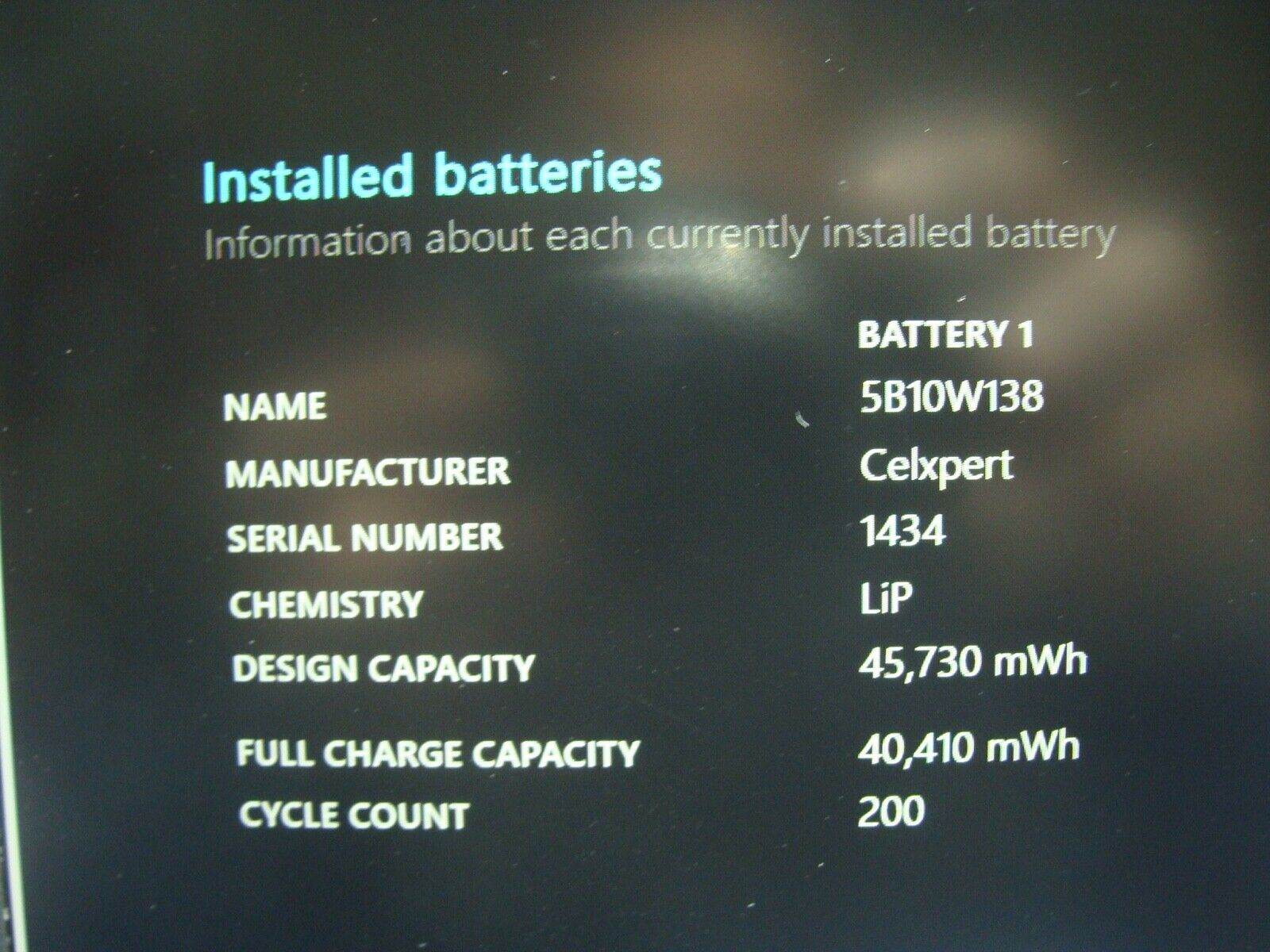 88% Battery Grade B Lenovo Thinkpad E15 Intel i7-10510U 2.3Ghz 8GB RAM 256GB SSD - Tested Computer Laptop Parts