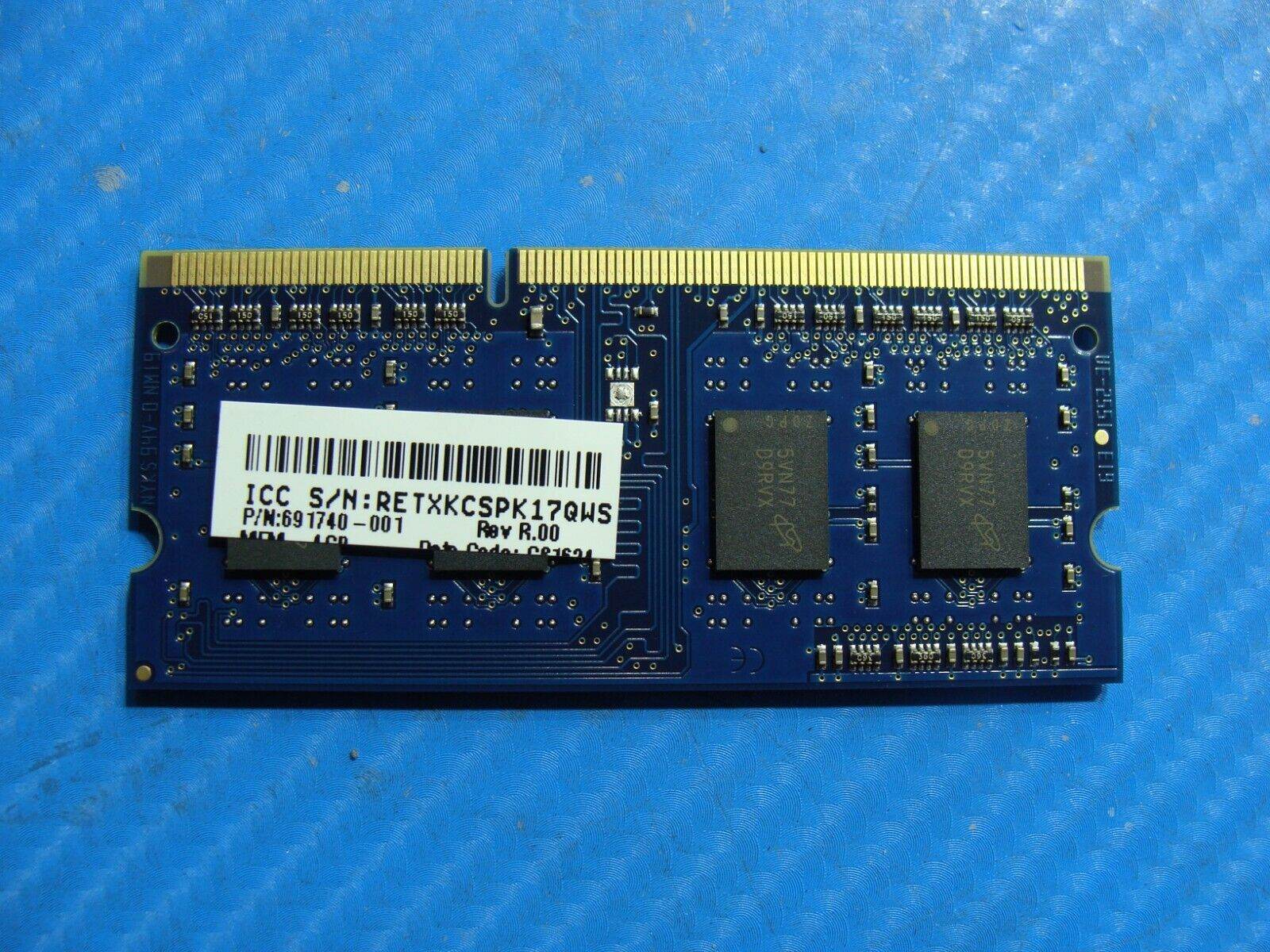 HP 15-q493cl Kingston 4GB 1Rx8 PC3L-12800S Memory RAM SO-DIMM HP687515-H66-MCN - Tested Computer Laptop Parts