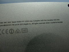 MacBook Air 13" A1466 Early 2014 MD760LL/B Genuine Bottom Case Silver 923-0443 - Laptop Parts - Buy Authentic Computer Parts - Top Seller Ebay