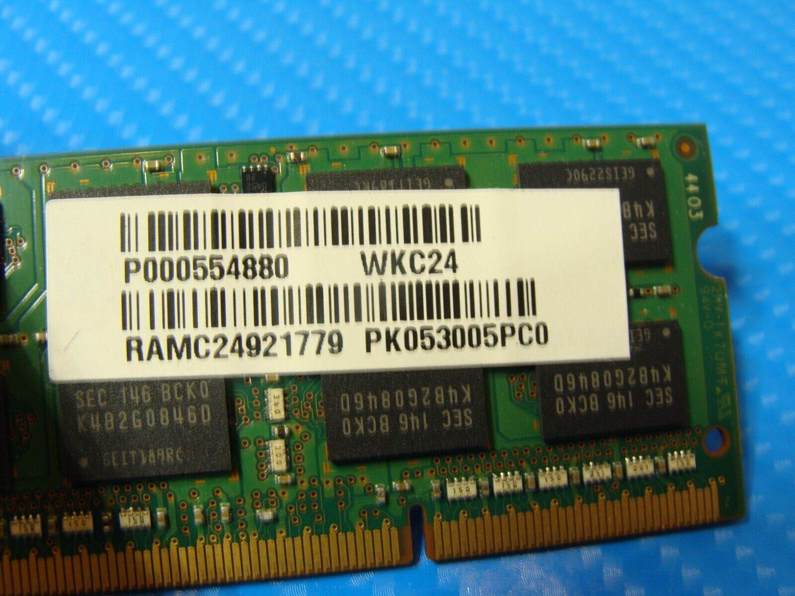 Toshiba P855 Samsung 4GB 2Rx8 Memory Ram PC3-12800S M471B5273DH0-CK0 - Tested Computer Laptop Parts