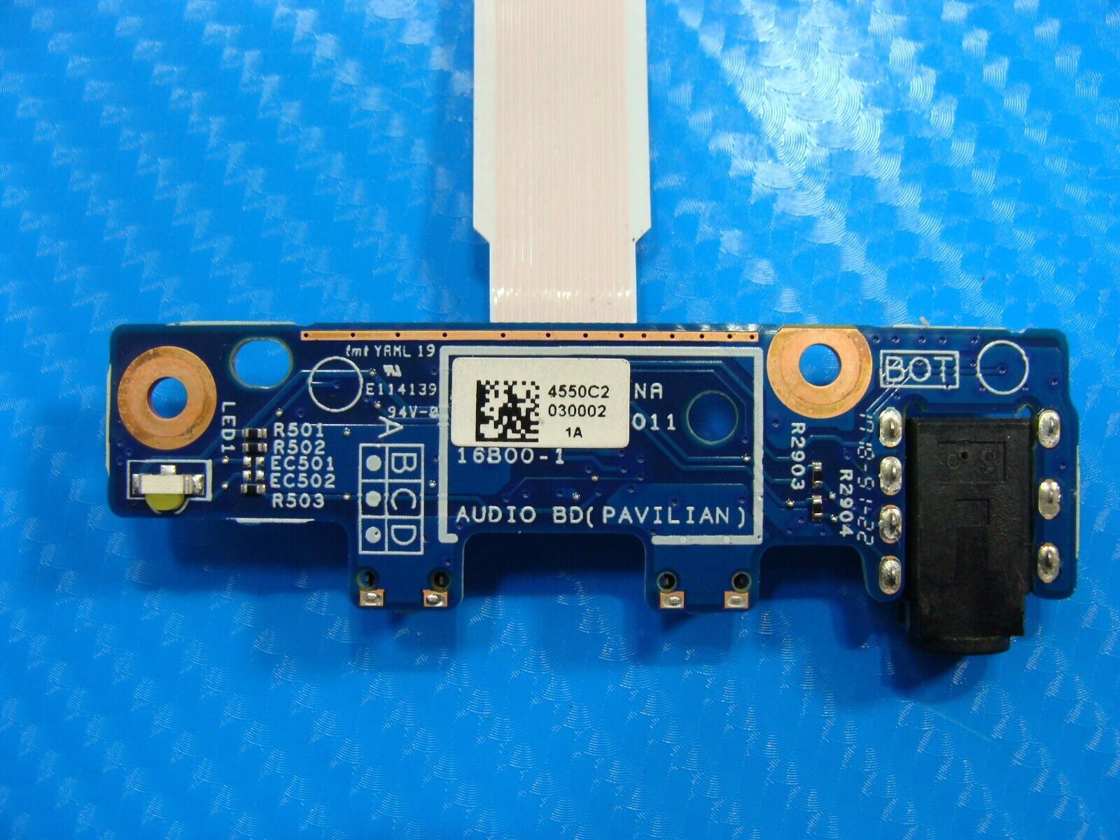 HP Pavilion x360 14-ba012nd 14 Genuine Audio Port Board w/Cable 4550C2030002