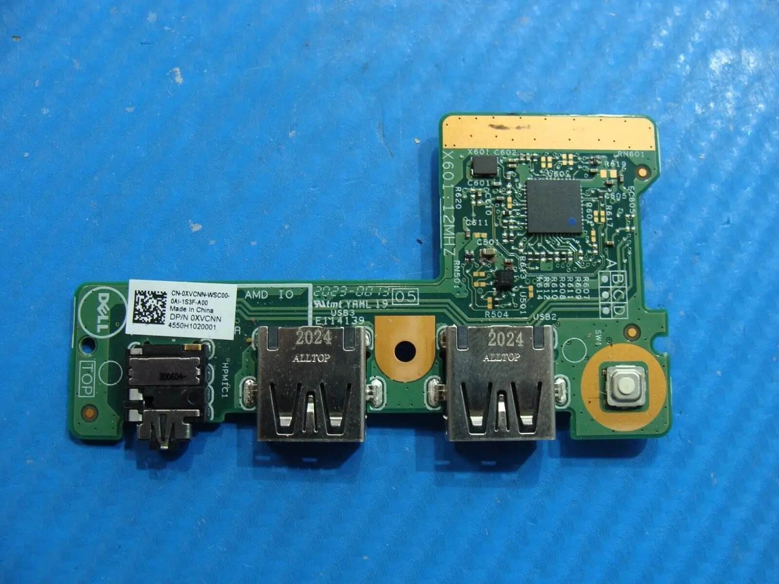 Dell Inspiron 11.6” 3195 OEM Laptop Power Button USB Audio Port Board XVCNN - Tested Computer Laptop Parts