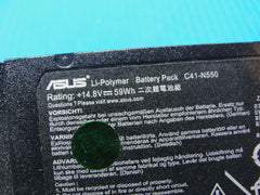 Asus N550JK 15.6" Genuine Laptop Battery 15V 4000mAh 59Wh C41-N550