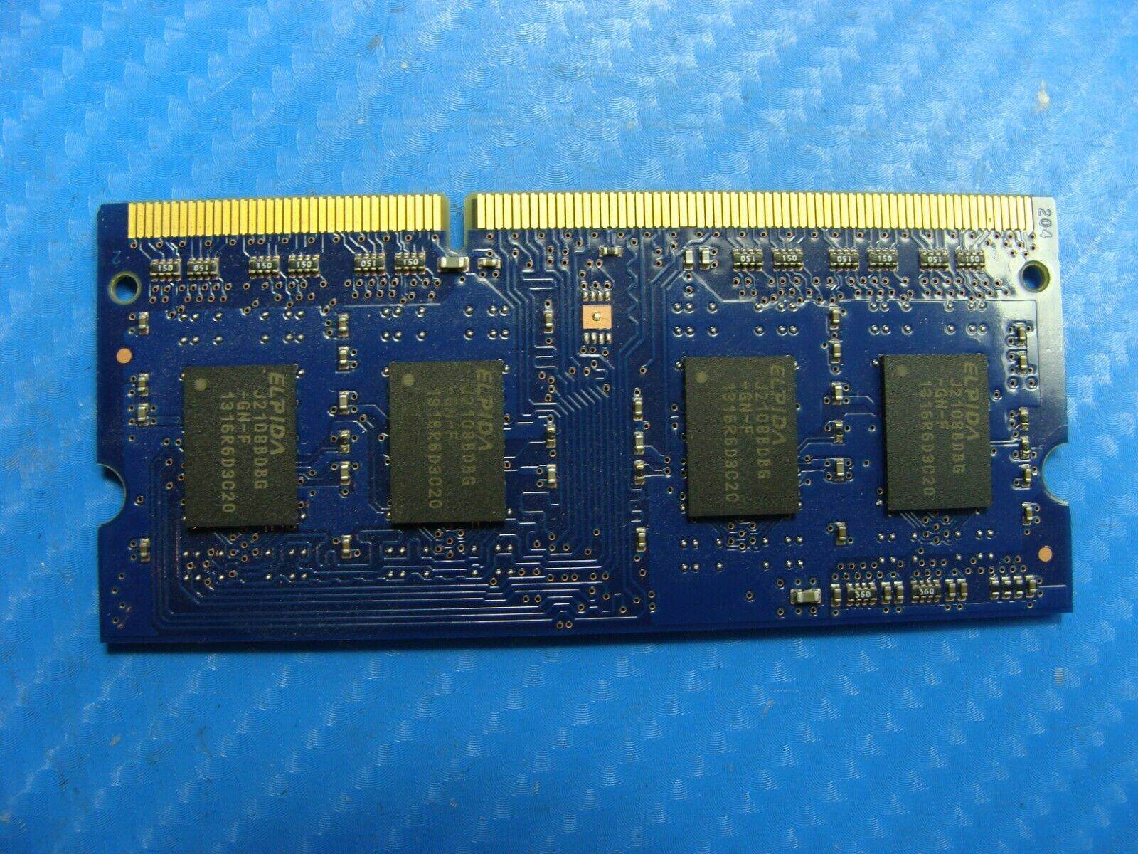 MacBook Pro A1278 Elpida 2GB SODIMM Memory RAM PC3-12800S EBJ20UF8BDU0-GN-F - Tested Computer Laptop Parts