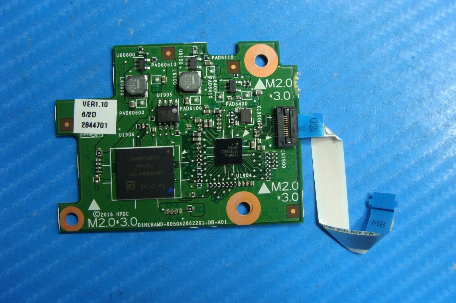 HP Notebook 14-an013nr 14" Genuine EMMC Circuit Board w/Cable 6050a2862201 - Laptop Parts - Buy Authentic Computer Parts - Top Seller Ebay